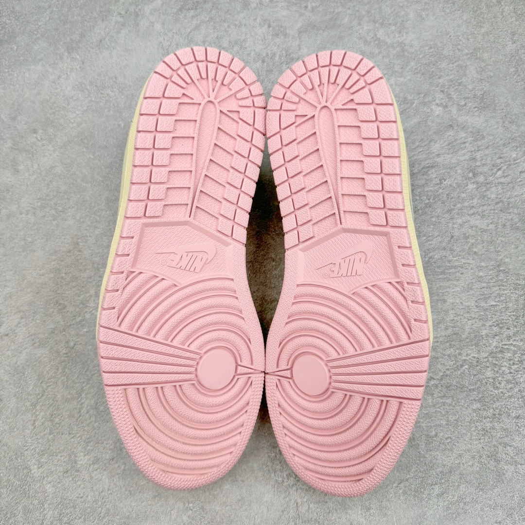  天花板 Travis Scott x Air Jordan 1 Low  AJ1 倒钩 9.0  低筒 倒钩 板鞋 篮球鞋 波鞋 男女同款  粉色DM7866-600