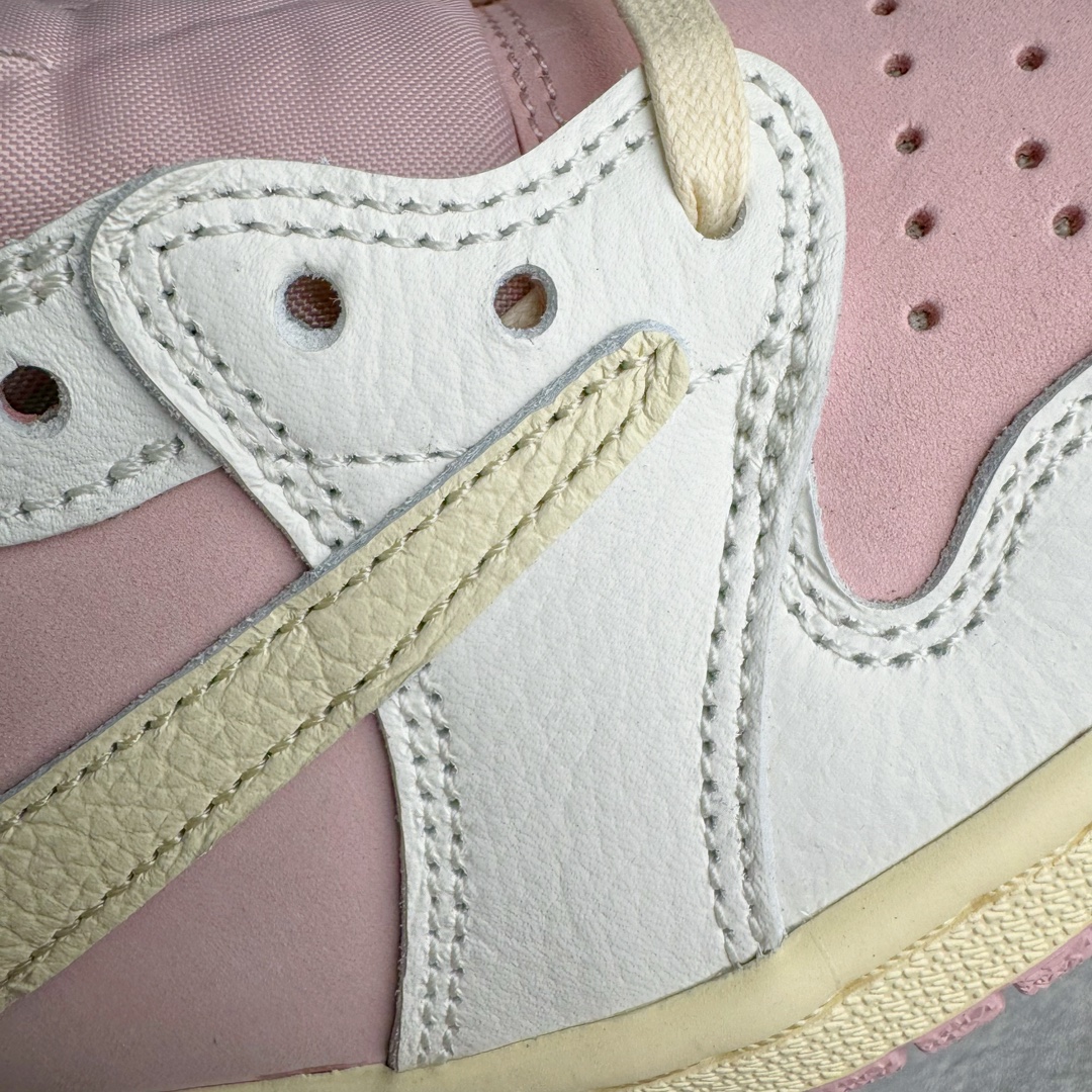  天花板 Travis Scott x Air Jordan 1 Low  AJ1 倒钩 9.0  低筒 倒钩 板鞋 篮球鞋 波鞋 男女同款  粉色DM7866-600