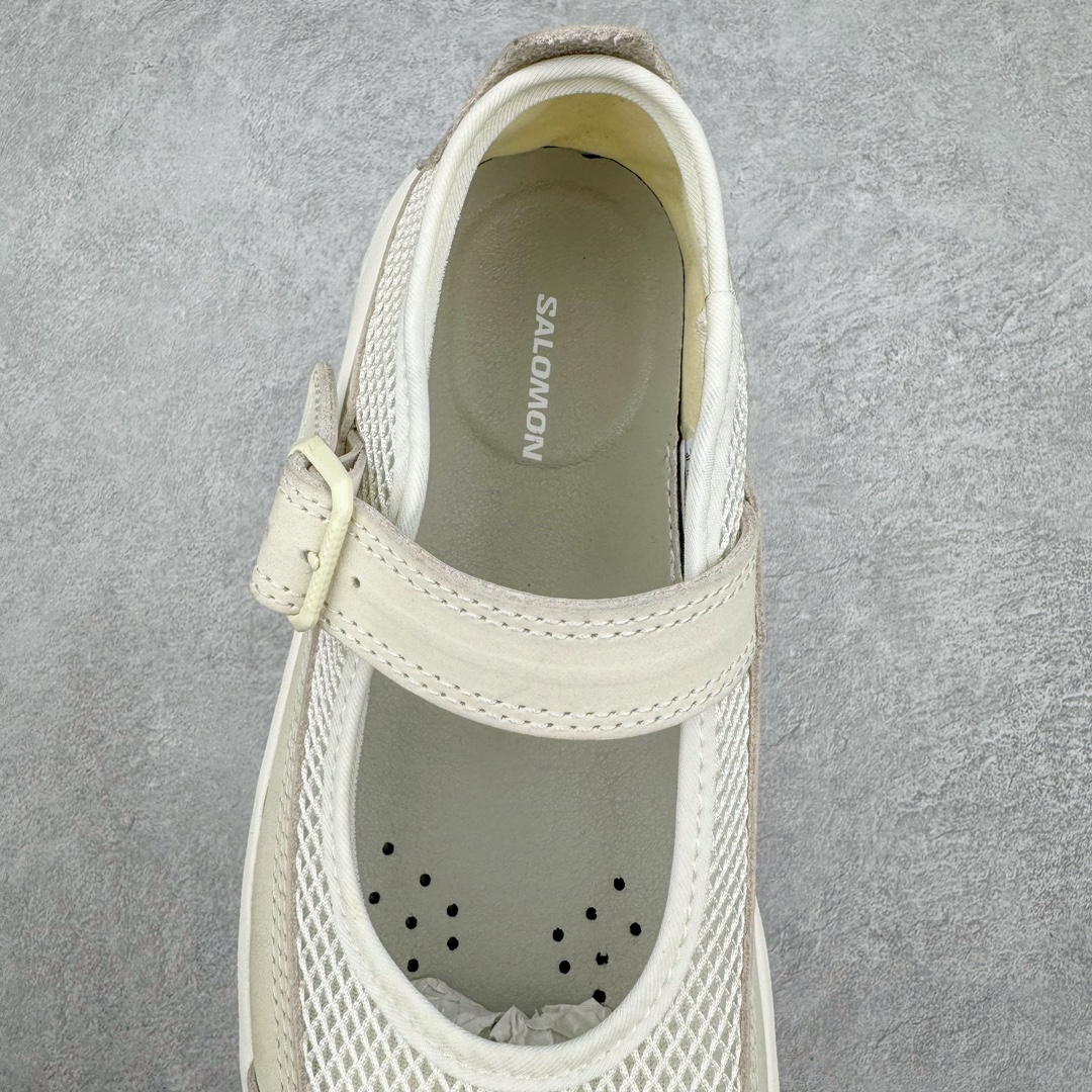  RX MARIE SALOMON  萨洛蒙  低筒 魔术贴 减震防滑 户外休闲鞋 涉水 一脚蹬   女款 米白色 L47433800