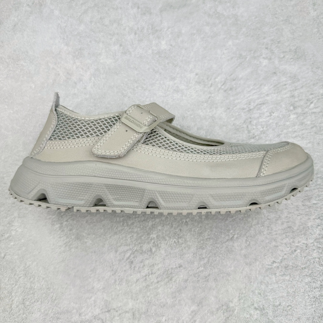  RX MARIE SALOMON  萨洛蒙  低筒 魔术贴 减震防滑 户外休闲鞋 涉水 一脚蹬   女款 灰色 L47433900