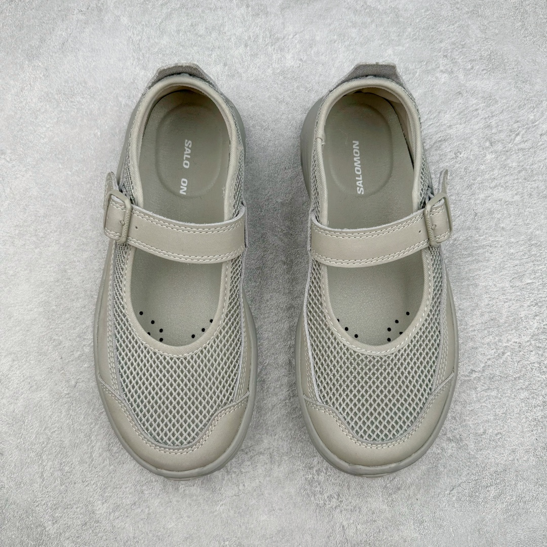  RX MARIE SALOMON  萨洛蒙  低筒 魔术贴 减震防滑 户外休闲鞋 涉水 一脚蹬   女款 灰色 L47433900