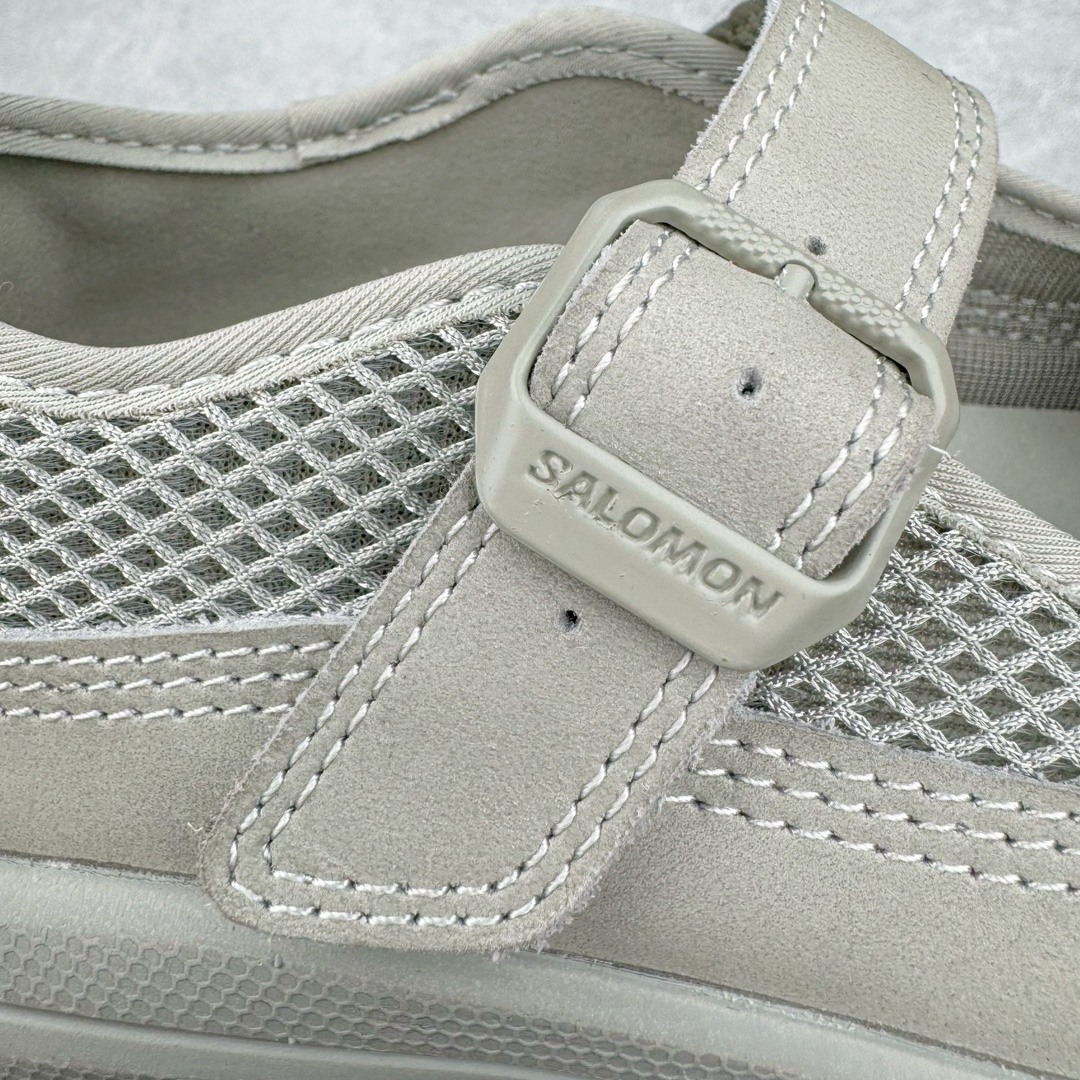  RX MARIE SALOMON  萨洛蒙  低筒 魔术贴 减震防滑 户外休闲鞋 涉水 一脚蹬   女款 灰色 L47433900