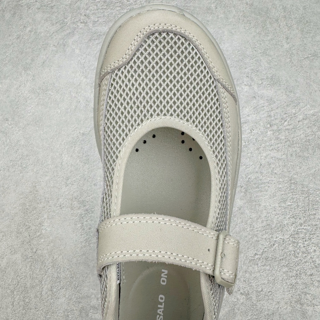  RX MARIE SALOMON  萨洛蒙  低筒 魔术贴 减震防滑 户外休闲鞋 涉水 一脚蹬   女款 灰色 L47433900