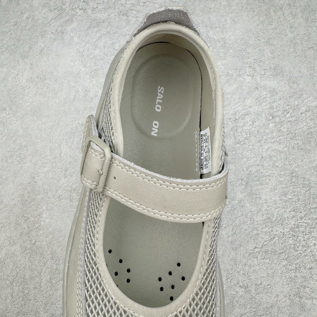  RX MARIE SALOMON  萨洛蒙  低筒 魔术贴 减震防滑 户外休闲鞋 涉水 一脚蹬   女款 灰色 L47433900