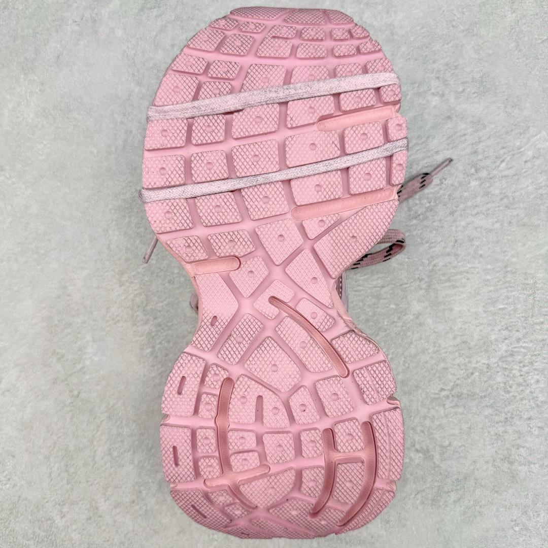  Balenciaga 巴黎世家 3XL 网布 系带 做旧 低筒 老爹鞋 运动 复古板鞋 休闲鞋 男鞋 女鞋 丝绸布 粉色