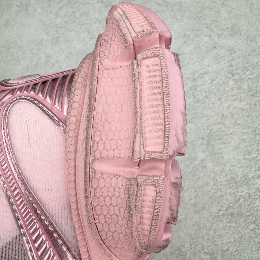  Balenciaga 巴黎世家 3XL 网布 系带 做旧 低筒 老爹鞋 运动 复古板鞋 休闲鞋 男鞋 女鞋 丝绸布 粉色