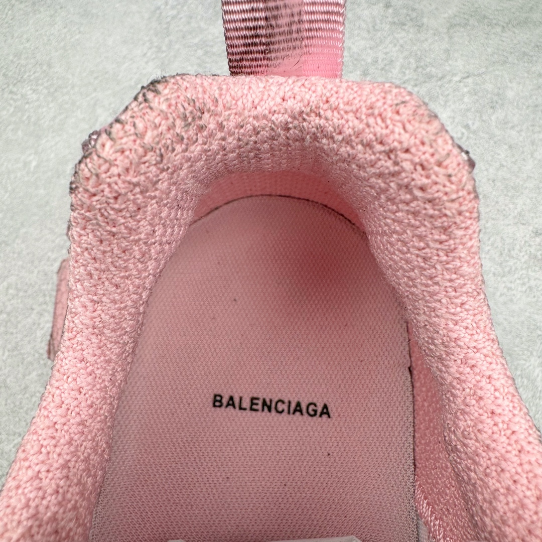  Balenciaga 巴黎世家 3XL 网布 系带 做旧 低筒 老爹鞋 运动 复古板鞋 休闲鞋 男鞋 女鞋 丝绸布 粉色