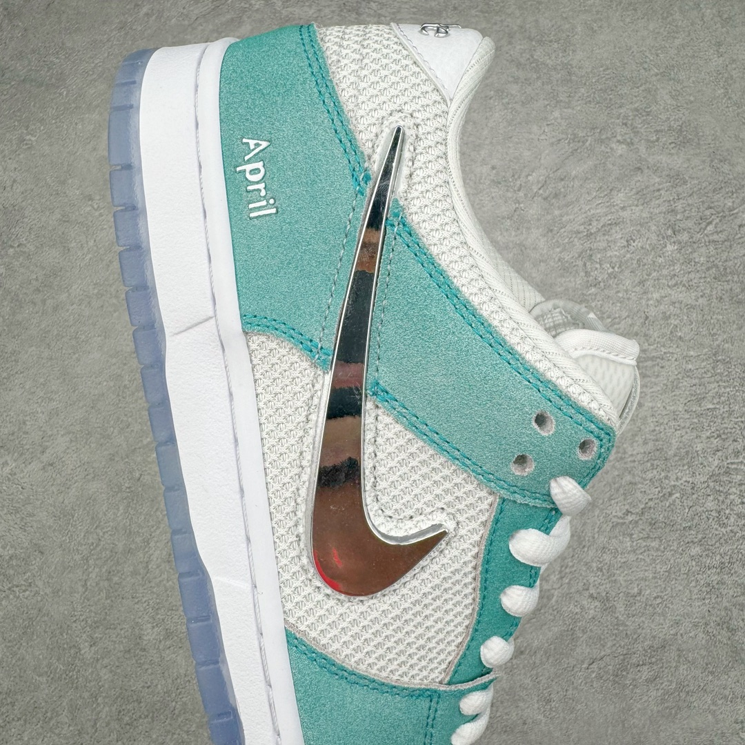  APRIL SKATEBOARDSNike Dunk SB Low White And Multi Color 低筒 休闲鞋 板鞋 男鞋 女鞋 波鞋 白绿 冰封玫瑰  FD2562-400
