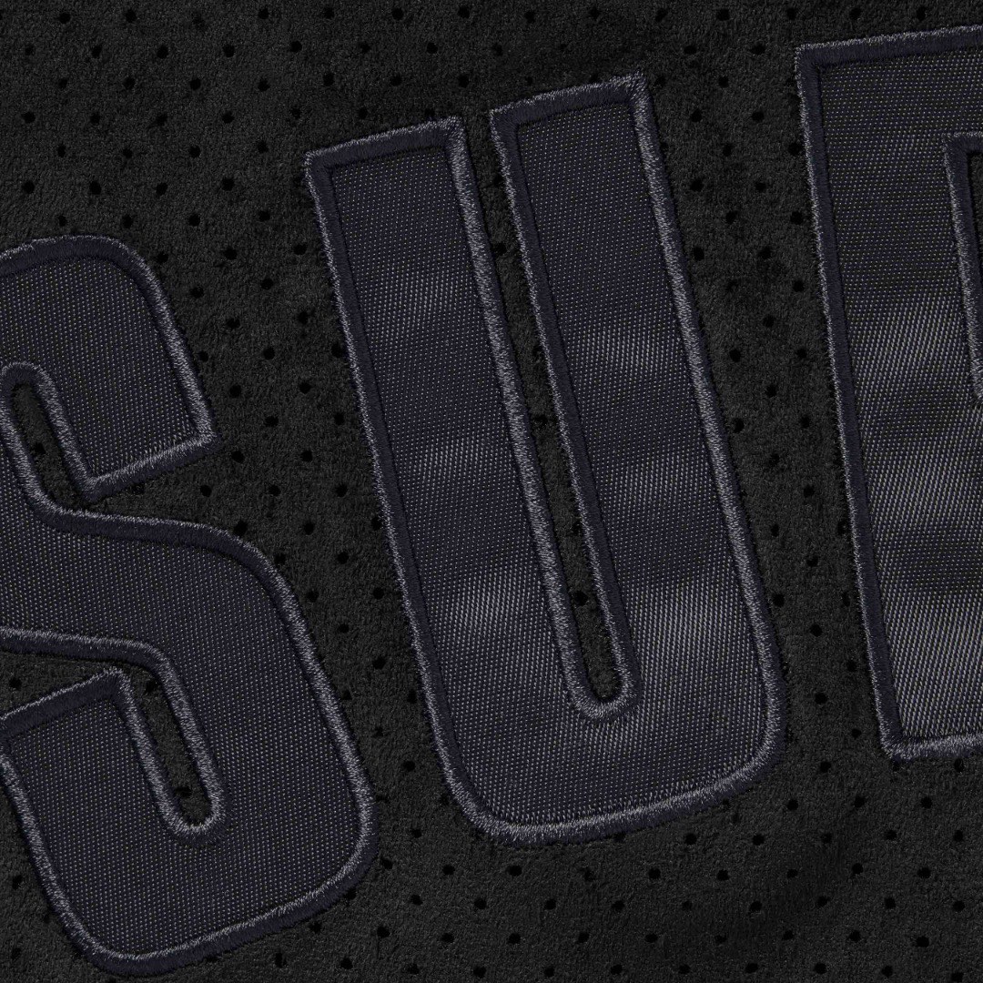  Supreme SS24 WEEK13 UL TRASUEDE MESH SHORT 网眼微标 印花休闲短裤 男女同款 三色 灰色 蓝色 黑色   SUP-SS24-211 