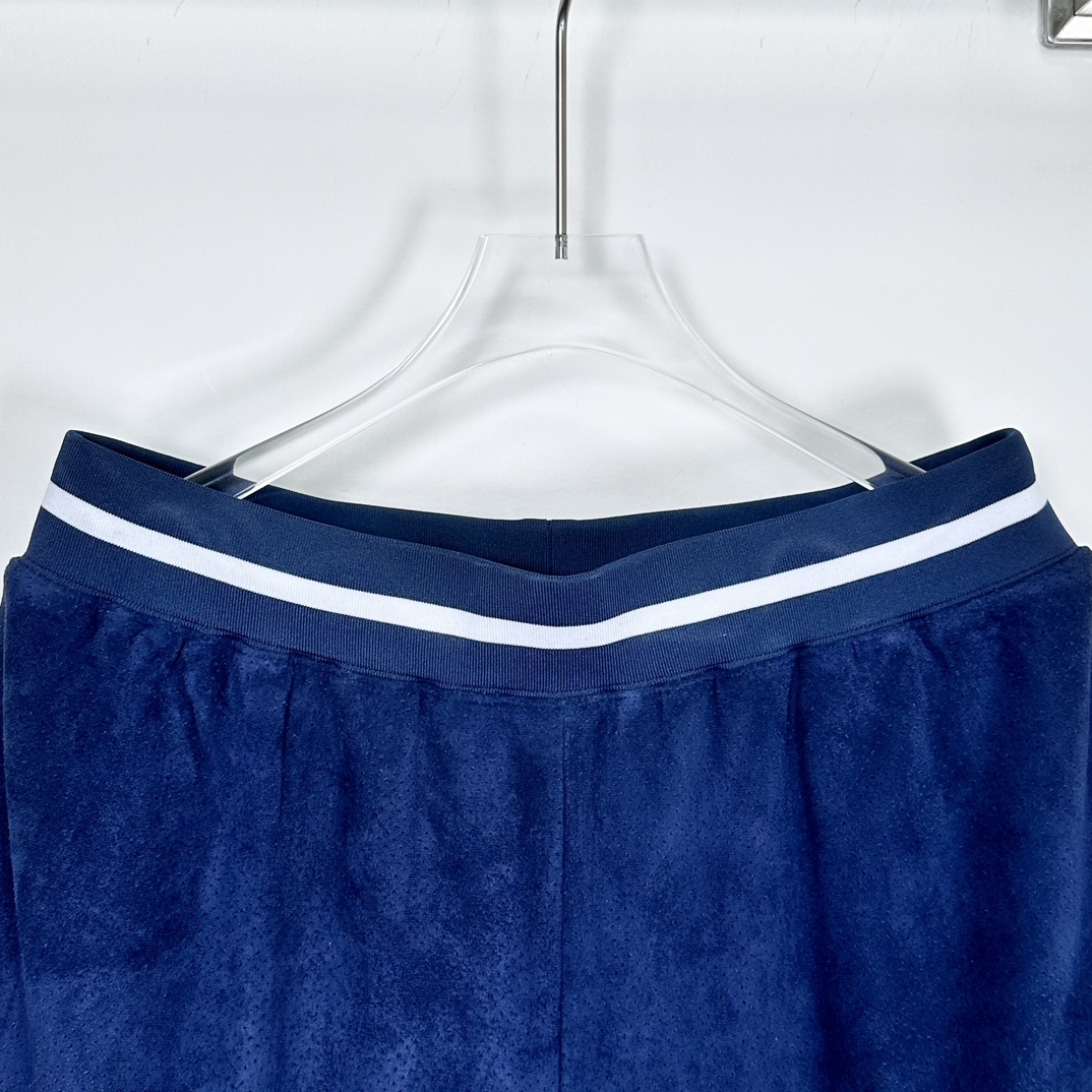  Supreme SS24 WEEK13 UL TRASUEDE MESH SHORT 网眼微标 印花休闲短裤 男女同款 三色 灰色 蓝色 黑色   SUP-SS24-211 