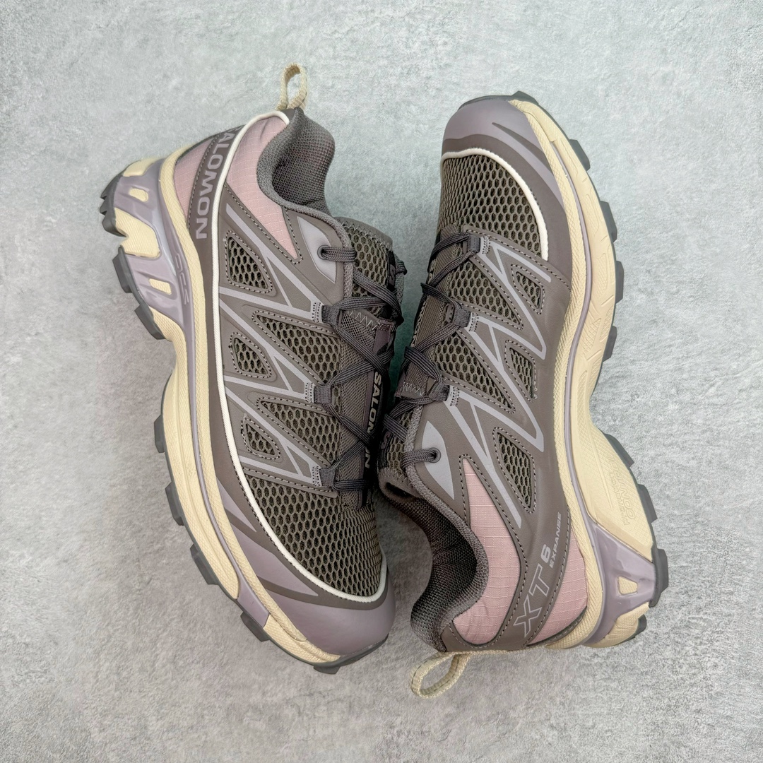  SALOMON XT-6 萨洛蒙  低筒 减震防滑 户外 跑步鞋 运动鞋 登山 男鞋 女鞋  波鞋（版型偏小一码）灰褐色 474681