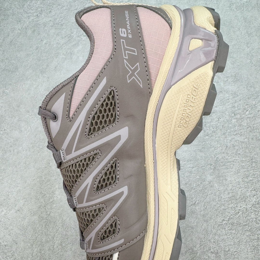  SALOMON XT-6 萨洛蒙  低筒 减震防滑 户外 跑步鞋 运动鞋 登山 男鞋 女鞋  波鞋（版型偏小一码）灰褐色 474681