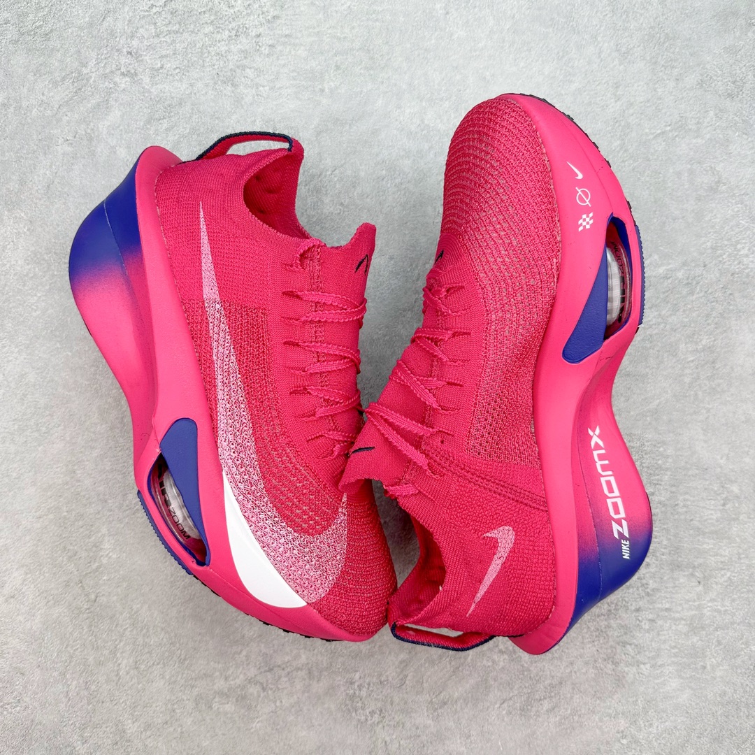  Air Zoom Alphafly NEXT% 3   低筒 减震防滑 马拉松 气垫运动鞋 跑步鞋 男鞋 女鞋 波鞋 玫红 ZD3555-110 