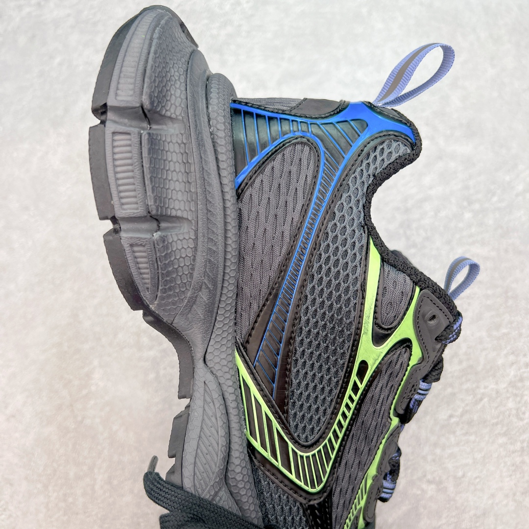  Balenciaga 巴黎世家 3XL 网布 系带 做旧 低筒 老爹鞋 运动 复古板鞋 休闲鞋 男鞋 女鞋  黑绿蓝