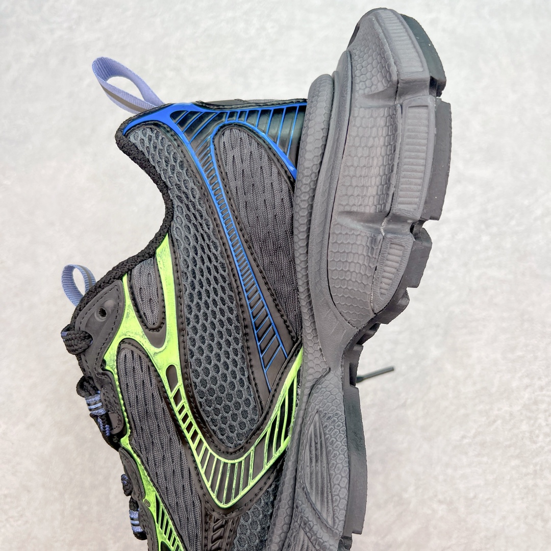  Balenciaga 巴黎世家 3XL 网布 系带 做旧 低筒 老爹鞋 运动 复古板鞋 休闲鞋 男鞋 女鞋  黑绿蓝