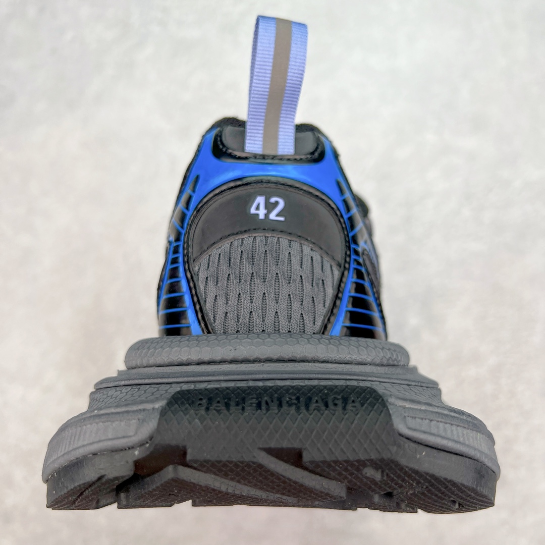  Balenciaga 巴黎世家 3XL 网布 系带 做旧 低筒 老爹鞋 运动 复古板鞋 休闲鞋 男鞋 女鞋  黑绿蓝