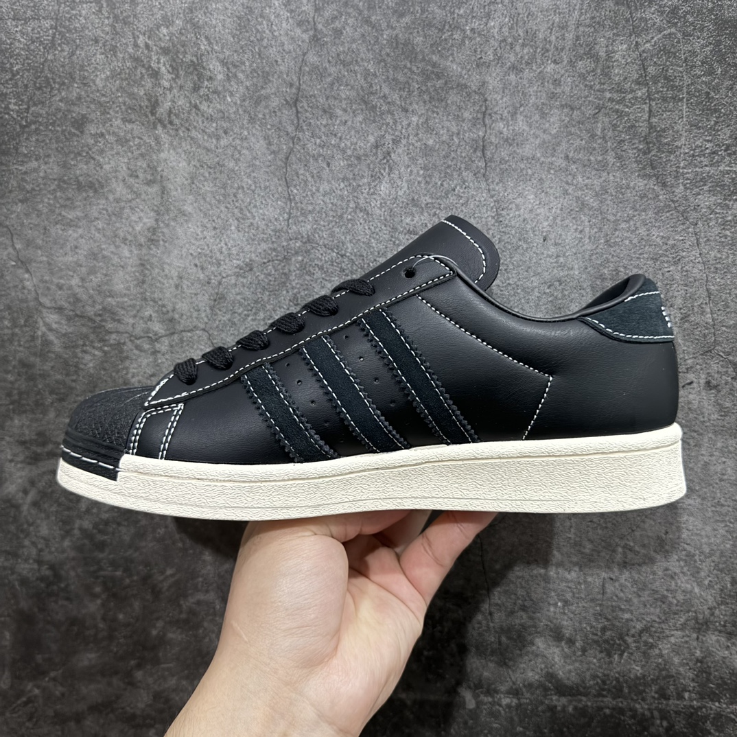  NEIGHBORHOOD Adidas Originals Superstar 贝壳头 低筒 复古板鞋 休闲鞋 男鞋 女鞋 黑色 ID8650