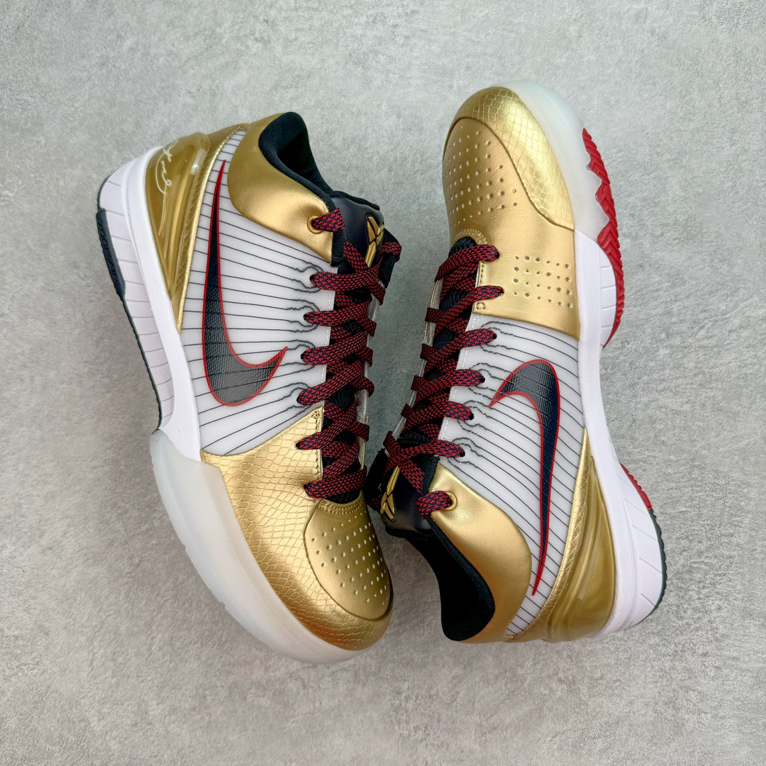  灭世纯原 Zoom Kobe4 Protro Philly 科比 4  低筒  前掌泡棉 後掌氣墊 篮球鞋 实战鞋 球鞋 男鞋  波鞋 奥运会 白黑金 FQ3544-100 