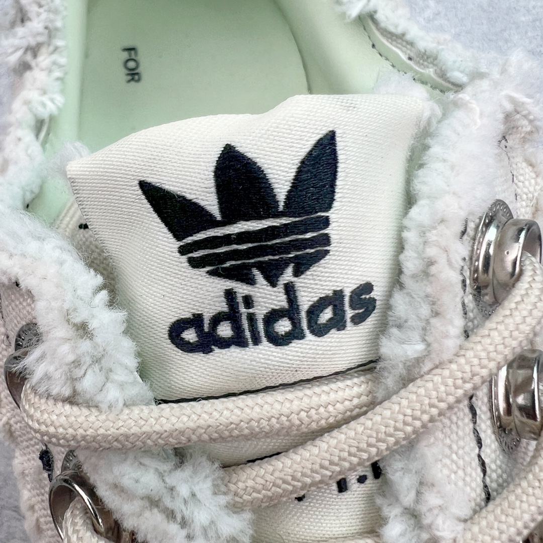 Song For The Mute  X Adidas Originals Campus 00s 80s PU 低筒 纺织 复古板鞋 德训休闲鞋 男鞋女鞋 白色 ID4818