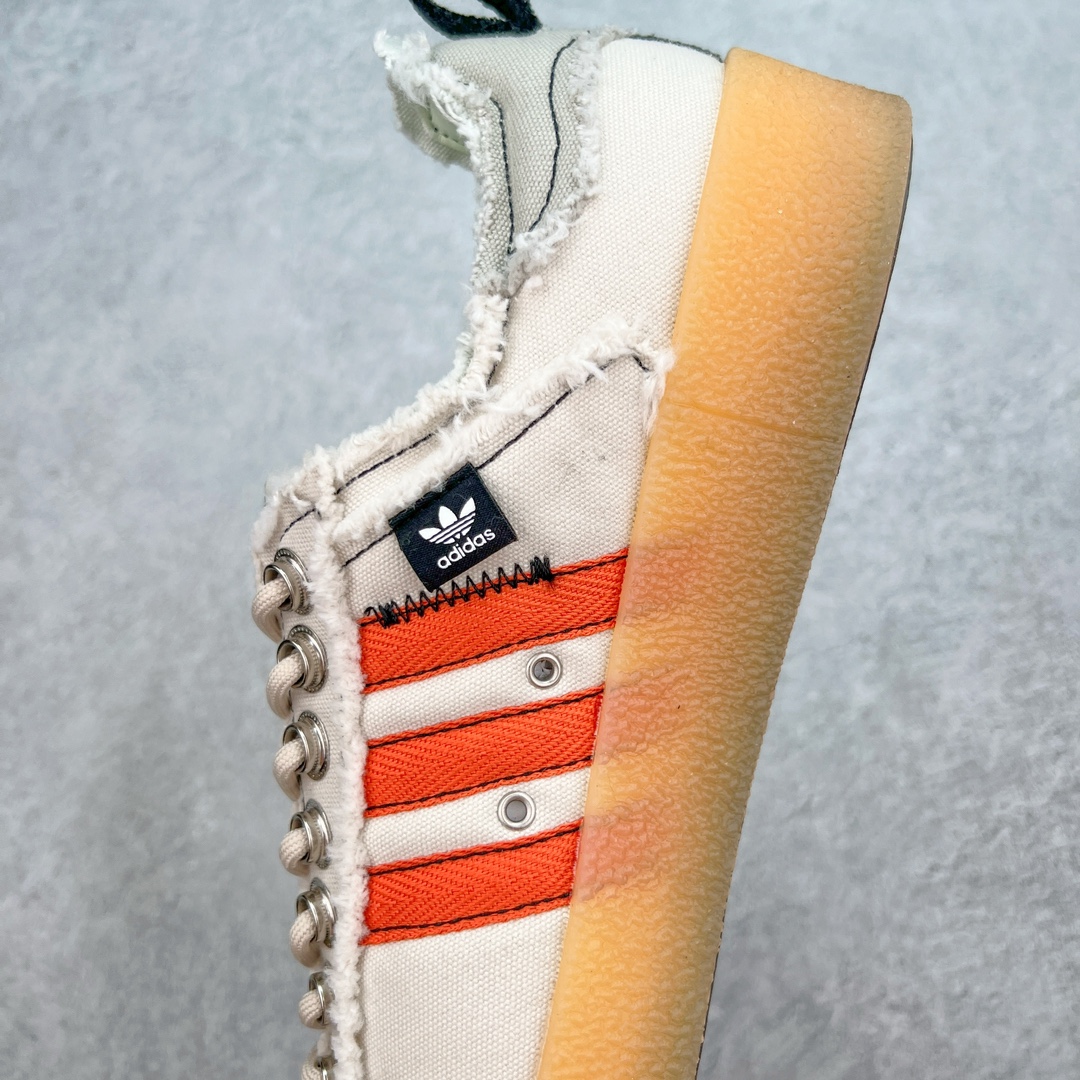 Song For The Mute  X Adidas Originals Campus 00s 80s PU 低筒 纺织 复古板鞋 德训休闲鞋 男鞋女鞋 白色 ID4818