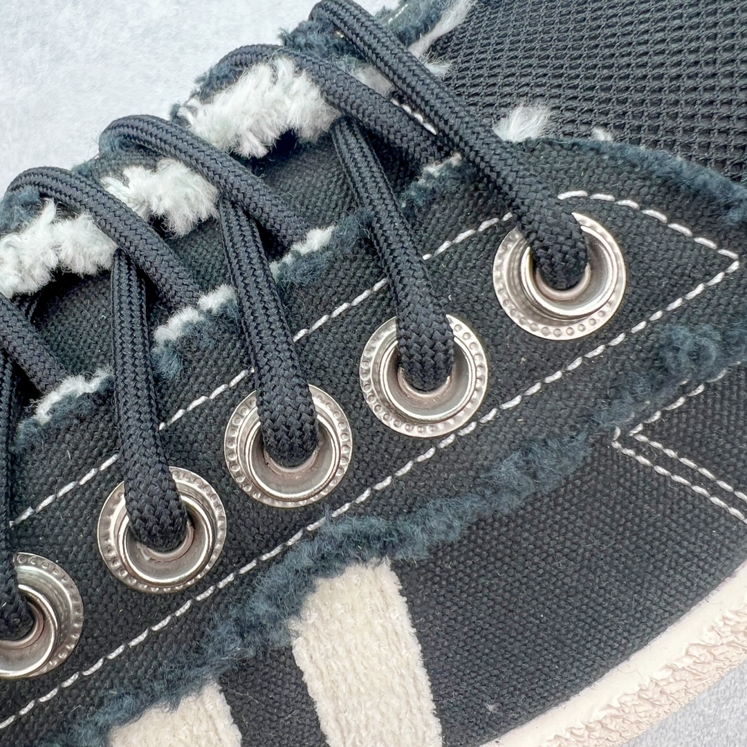  Song For The Mute  X Adidas Originals Campus 00s 80s PU 低筒 纺织 复古板鞋 德训休闲鞋 男鞋女鞋 黑色 ID4791 