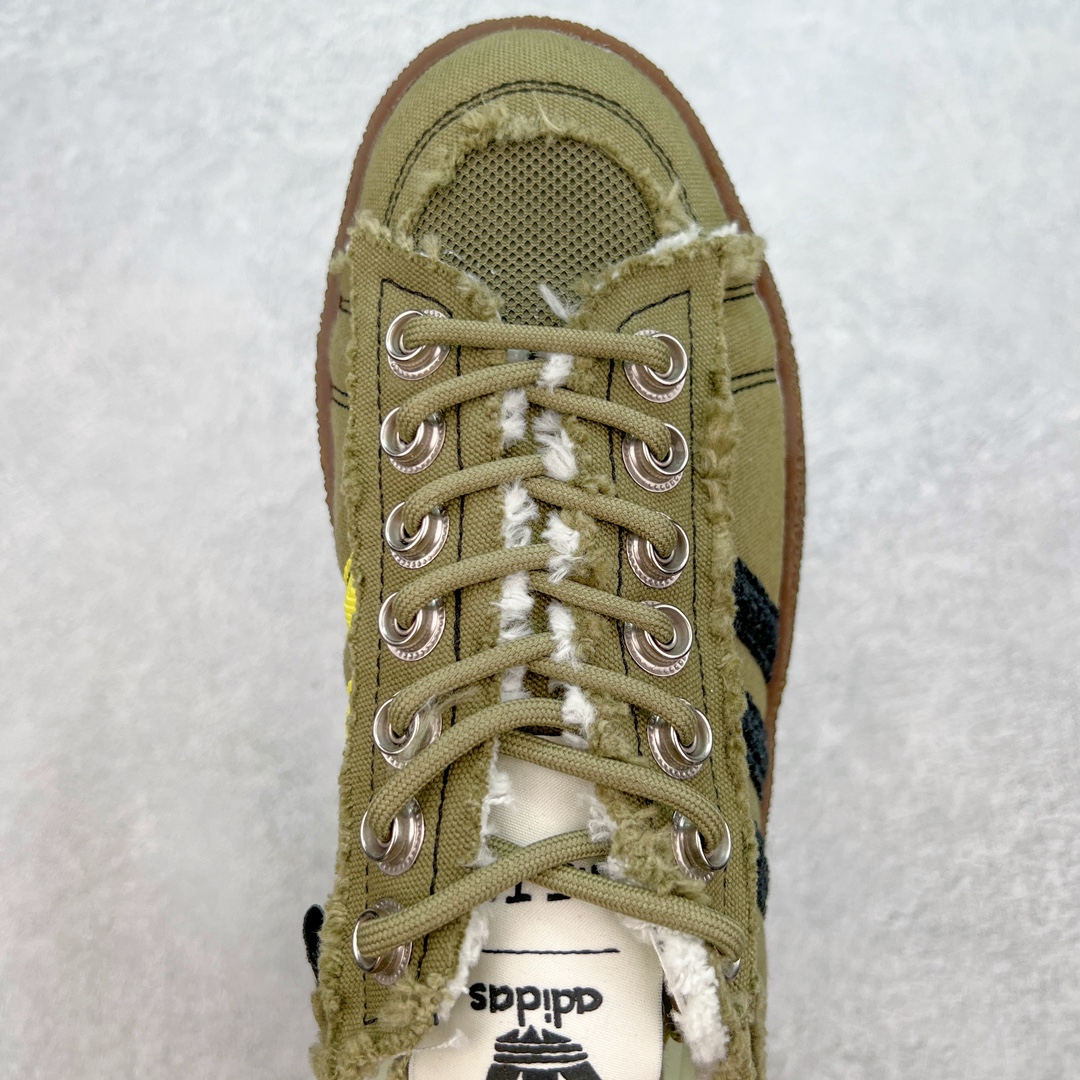  Song For The Mute  X Adidas Originals Campus 00s 80s PU 低筒 纺织 复古板鞋 德训休闲鞋 男鞋女鞋 军绿ID4792 