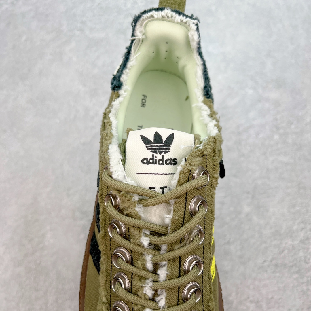  Song For The Mute  X Adidas Originals Campus 00s 80s PU 低筒 纺织 复古板鞋 德训休闲鞋 男鞋女鞋 军绿ID4792 