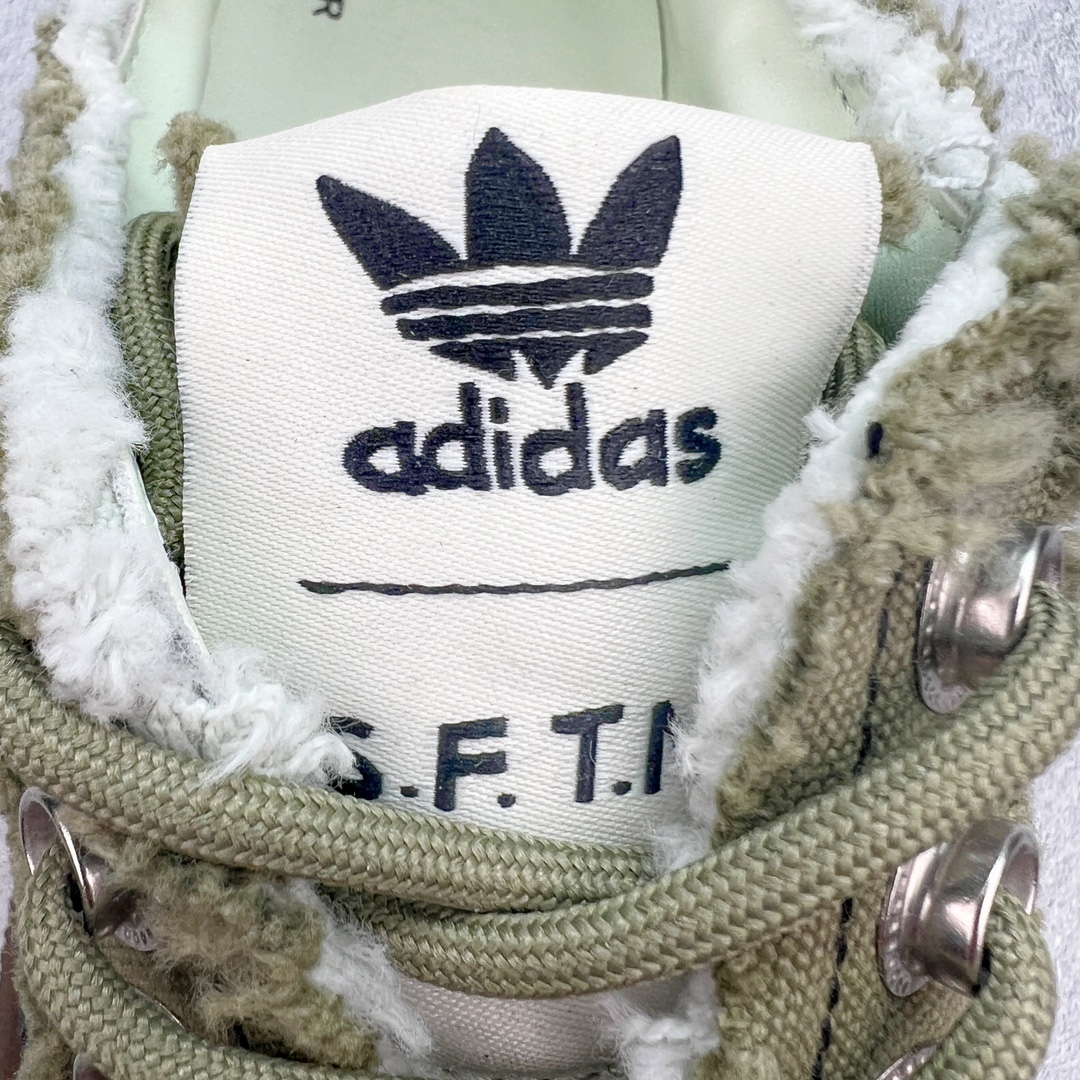  Song For The Mute  X Adidas Originals Campus 00s 80s PU 低筒 纺织 复古板鞋 德训休闲鞋 男鞋女鞋 军绿ID4792 