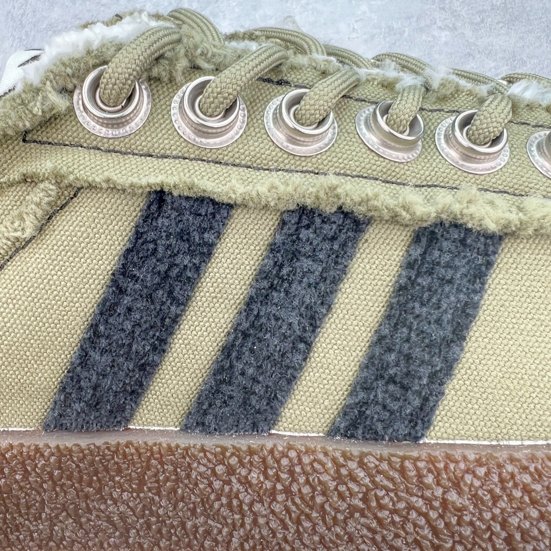  Song For The Mute  X Adidas Originals Campus 00s 80s PU 低筒 纺织 复古板鞋 德训休闲鞋 男鞋女鞋 军绿ID4792 