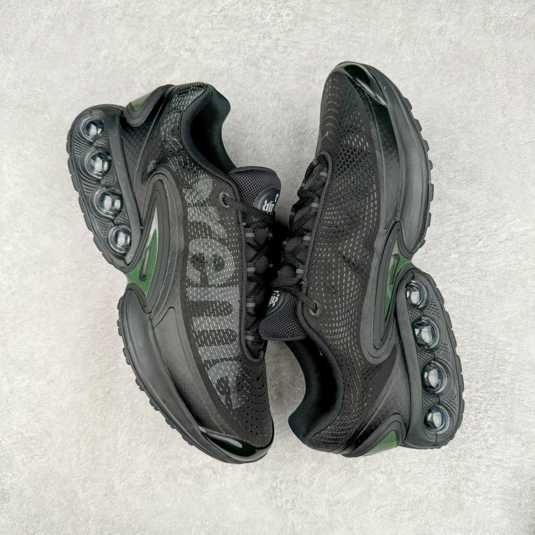 Supreme Nike Air Max Dn 低筒 网布 时尚 耐磨透气 休闲鞋 板鞋 气垫 波鞋 男女同款 黑色 FZ4044-001