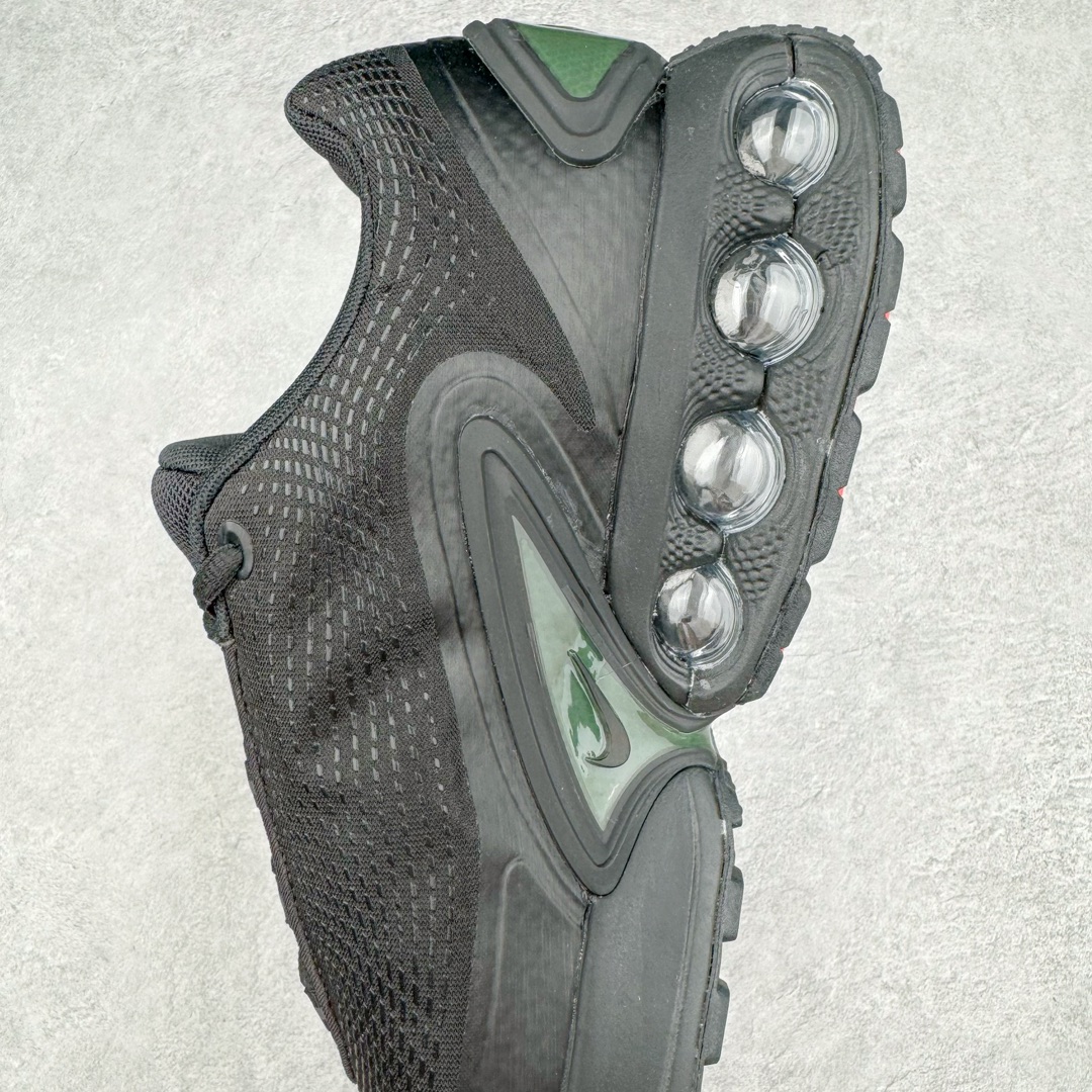 Supreme Nike Air Max Dn 低筒 网布 时尚 耐磨透气 休闲鞋 板鞋 气垫 波鞋 男女同款 黑色 FZ4044-001