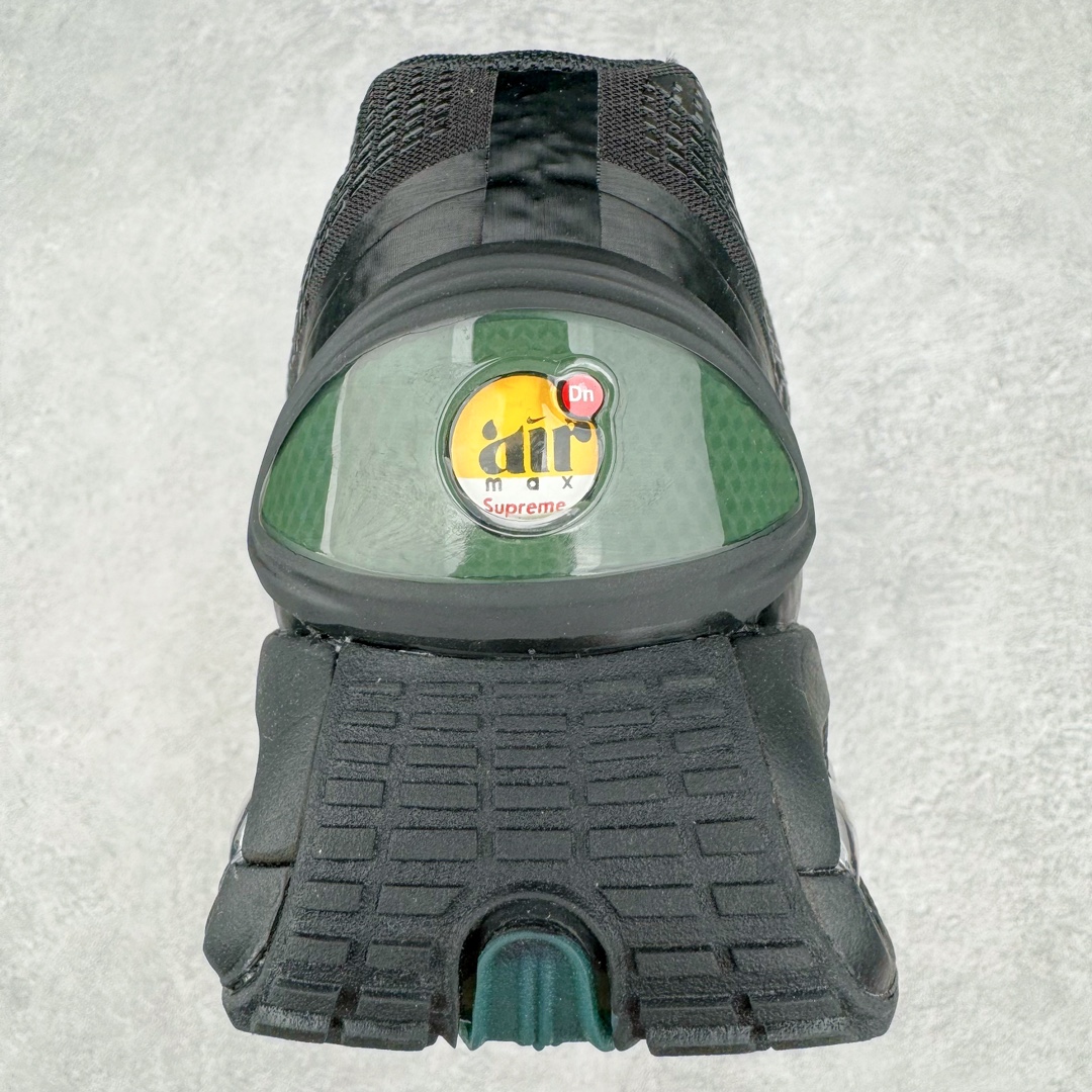 Supreme Nike Air Max Dn 低筒 网布 时尚 耐磨透气 休闲鞋 板鞋 气垫 波鞋 男女同款 黑色 FZ4044-001