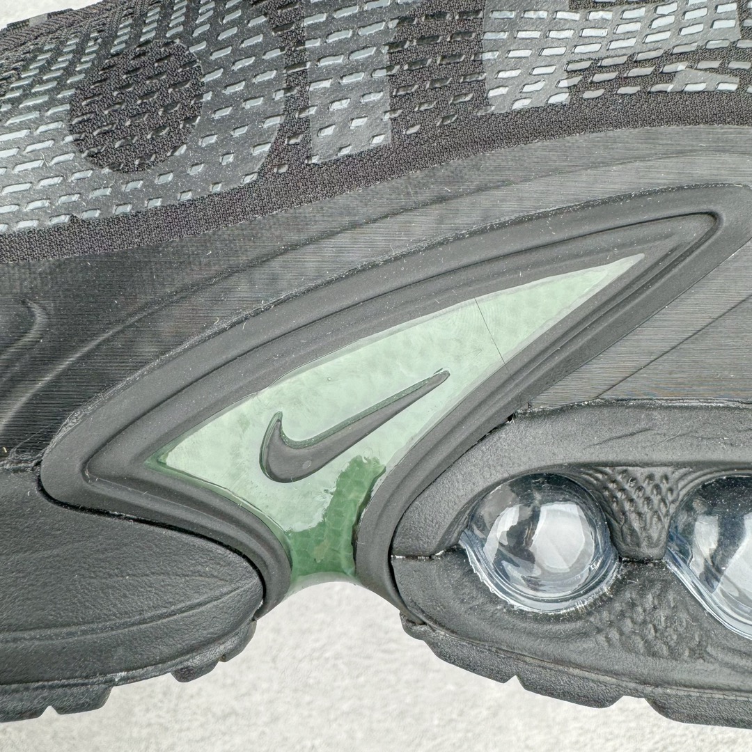 Supreme Nike Air Max Dn 低筒 网布 时尚 耐磨透气 休闲鞋 板鞋 气垫 波鞋 男女同款 黑色 FZ4044-001