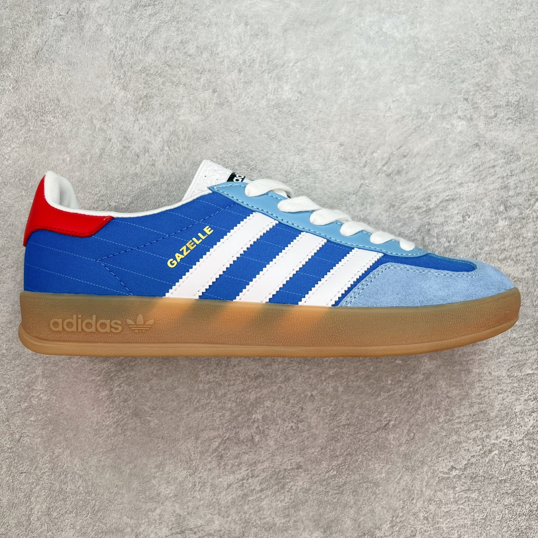  s2 Adidas Originals Gazelle Indoor Olympic Black 低筒 瞪羚室内 复古板鞋 德训休闲鞋 男鞋 女鞋 蓝色 IF9643 