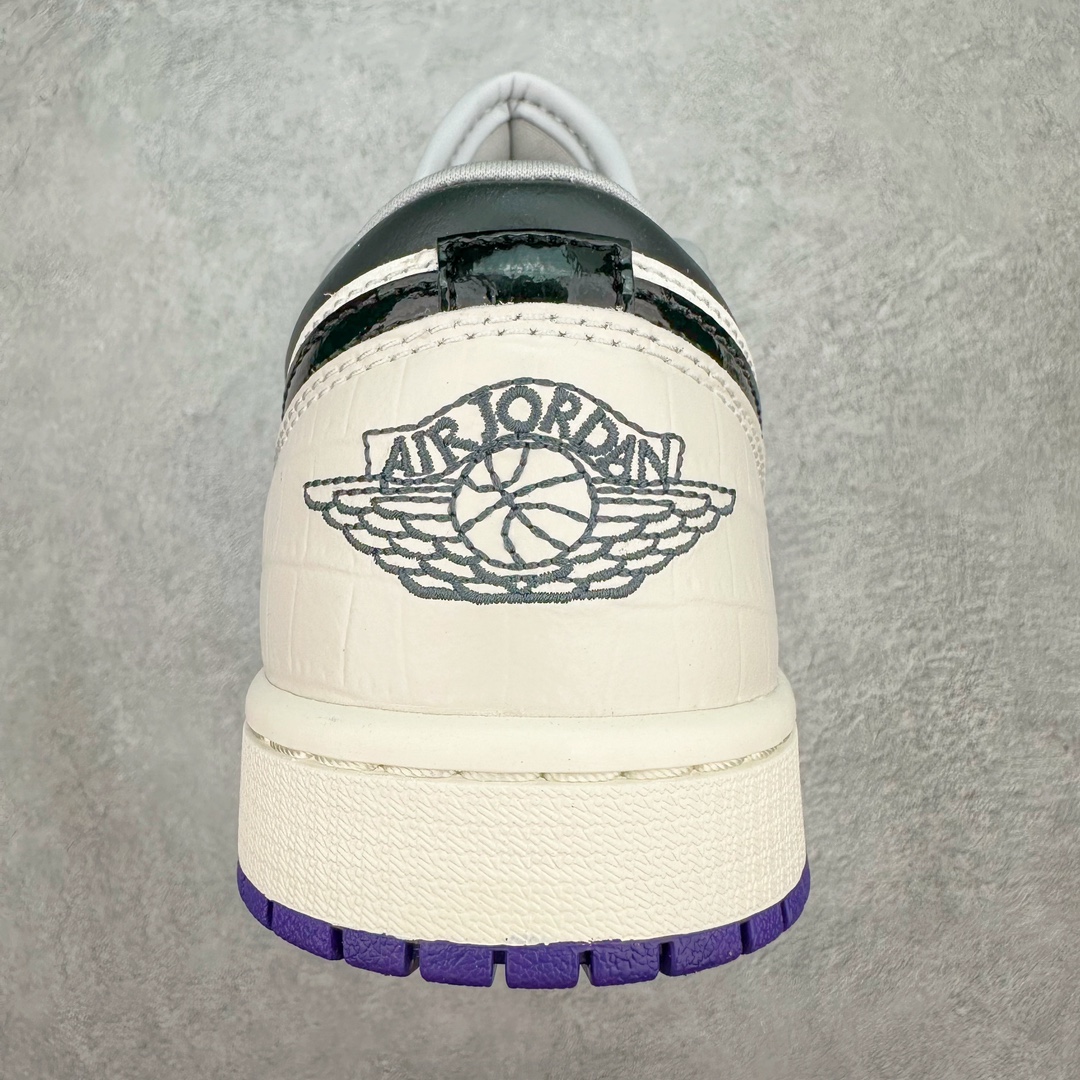  Air Jordan AJ1 Low  低筒  复古防滑 板鞋休闲 篮球鞋  波鞋 女款 白黑紫 HF5759-101