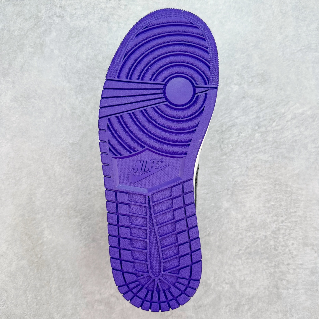  Air Jordan AJ1 Low  低筒  复古防滑 板鞋休闲 篮球鞋  波鞋 女款 白黑紫 HF5759-101