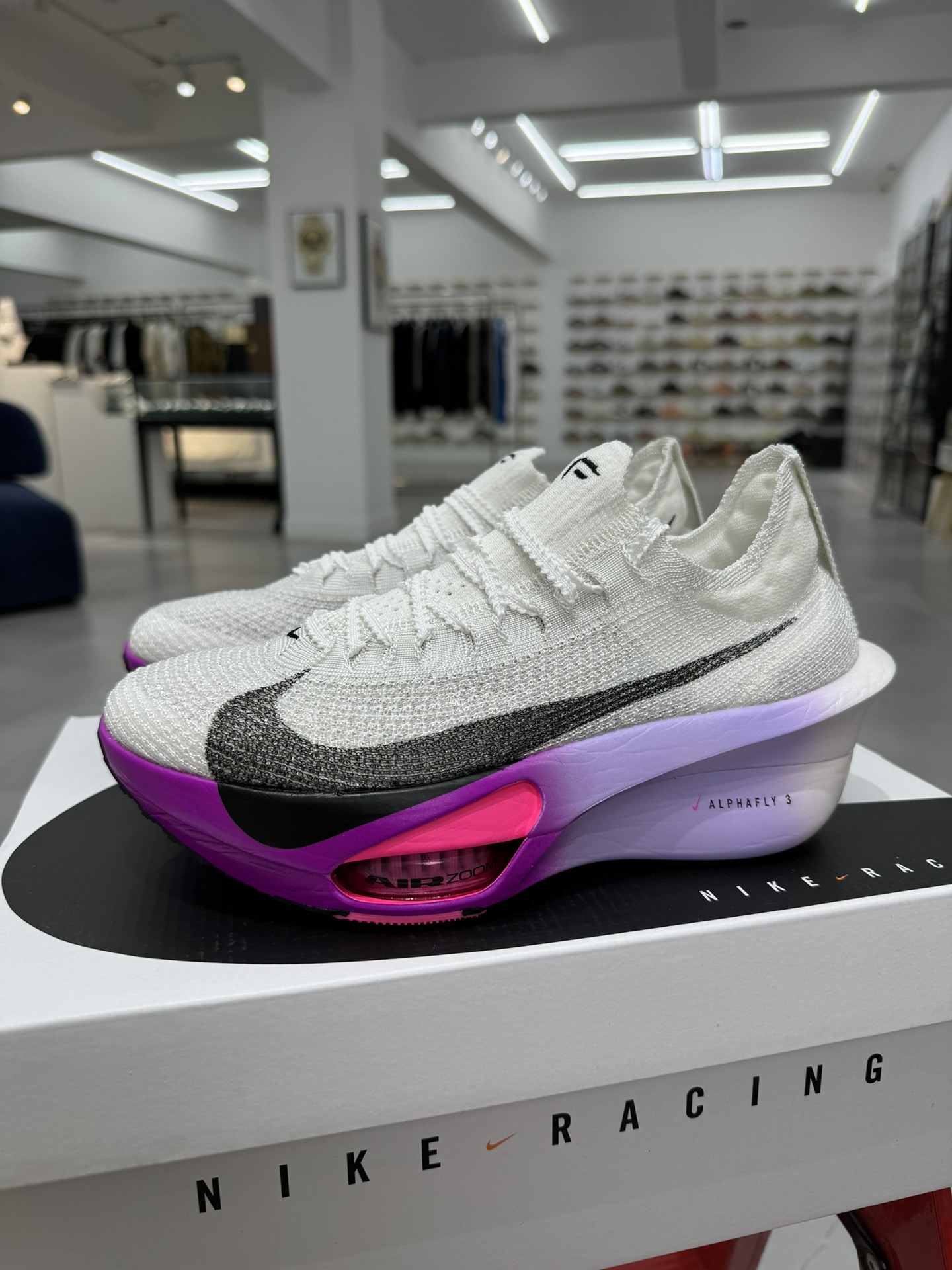  Air Zoom Alphafly NEXT% 3  Blueprint 低筒 减震防滑 马拉松 气垫运动鞋 跑步鞋 男鞋 女鞋 波鞋 玫红渐变 FD8311-100 