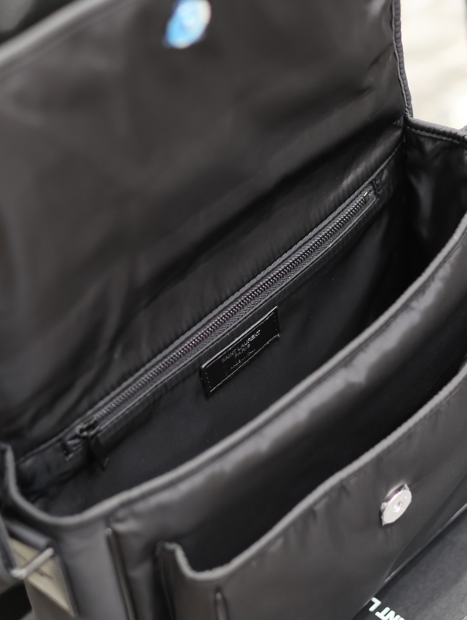 （三个size）SAINT LAURENT 圣罗兰 YSL Niki  织物通勤 流浪包斜挎包 单肩包 小号/中号/大号 黑色尼龙 776611-FACKH-1000 757146-FACKH-1000 