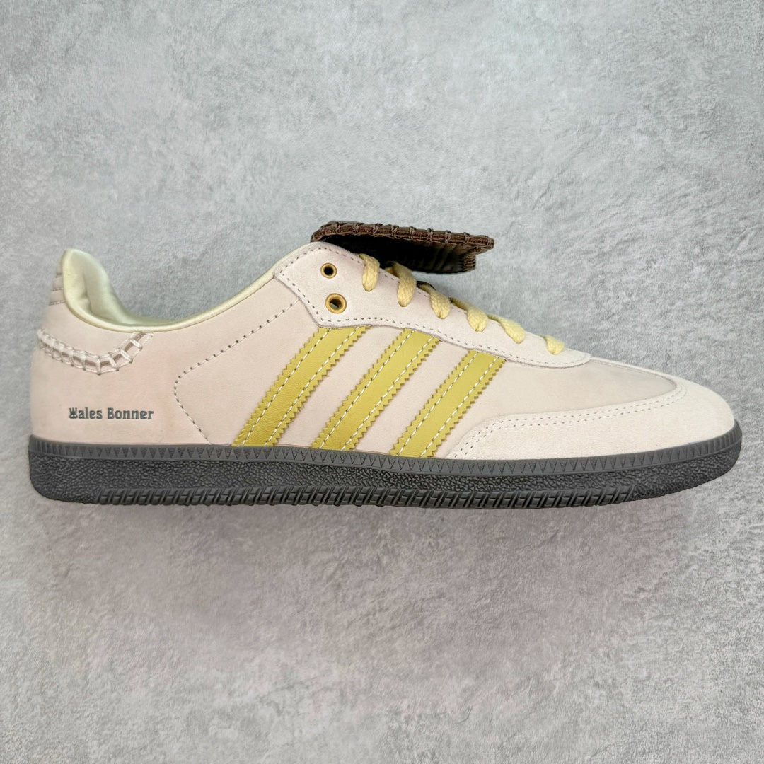  Wales Bonner adidas originals Samba  桑巴 平底鞋 低筒 复古板鞋 休闲鞋 男鞋 女鞋 波鞋 联名白棕 ID0217 