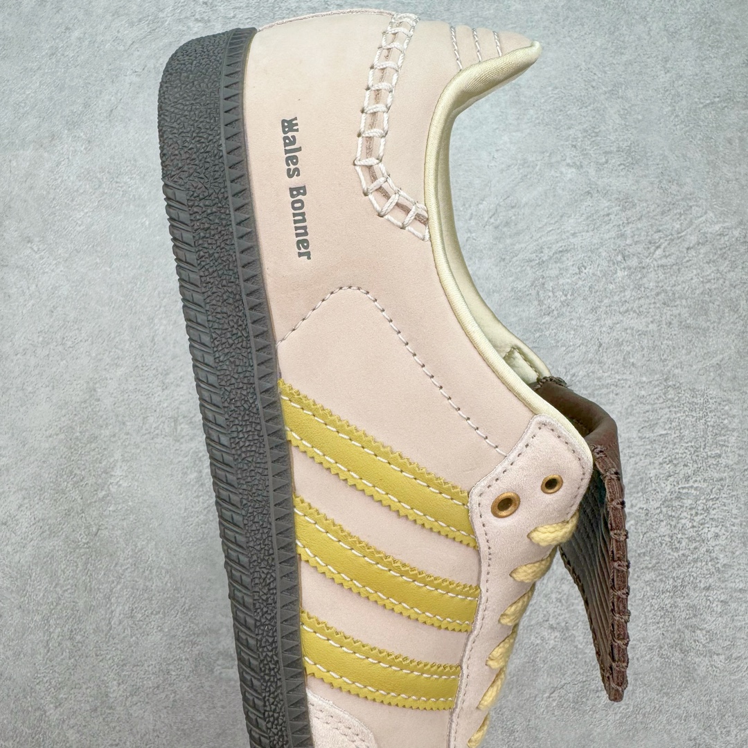  Wales Bonner adidas originals Samba  桑巴 平底鞋 低筒 复古板鞋 休闲鞋 男鞋 女鞋 波鞋 联名白棕 ID0217 