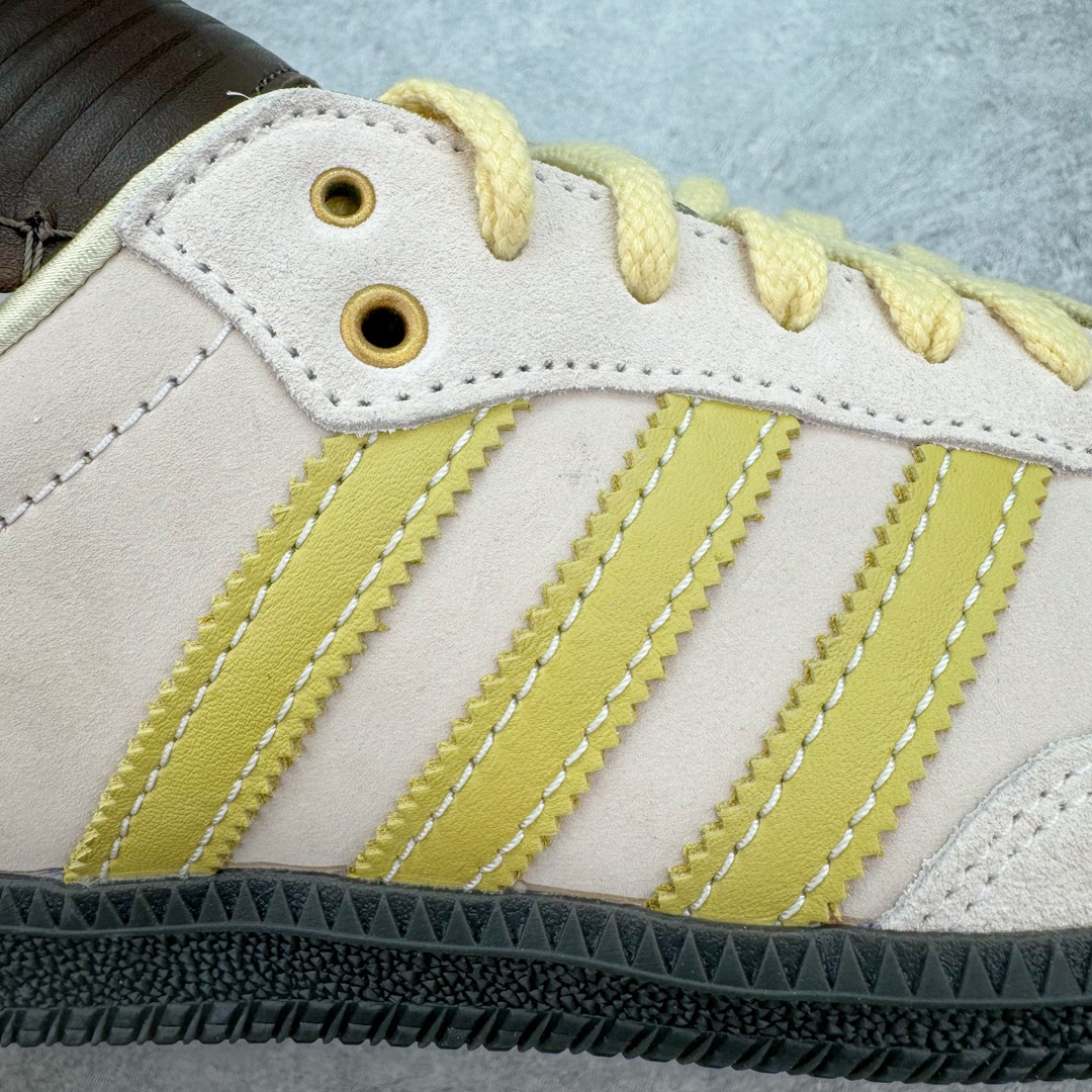  Wales Bonner adidas originals Samba  桑巴 平底鞋 低筒 复古板鞋 休闲鞋 男鞋 女鞋 波鞋 联名白棕 ID0217 