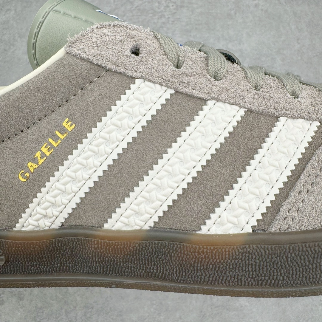  Adidas Originals Gazelle Indoor  低筒 瞪羚室内 复古板鞋 德训休闲鞋 波鞋 男鞋 女鞋  灰白 IF1807