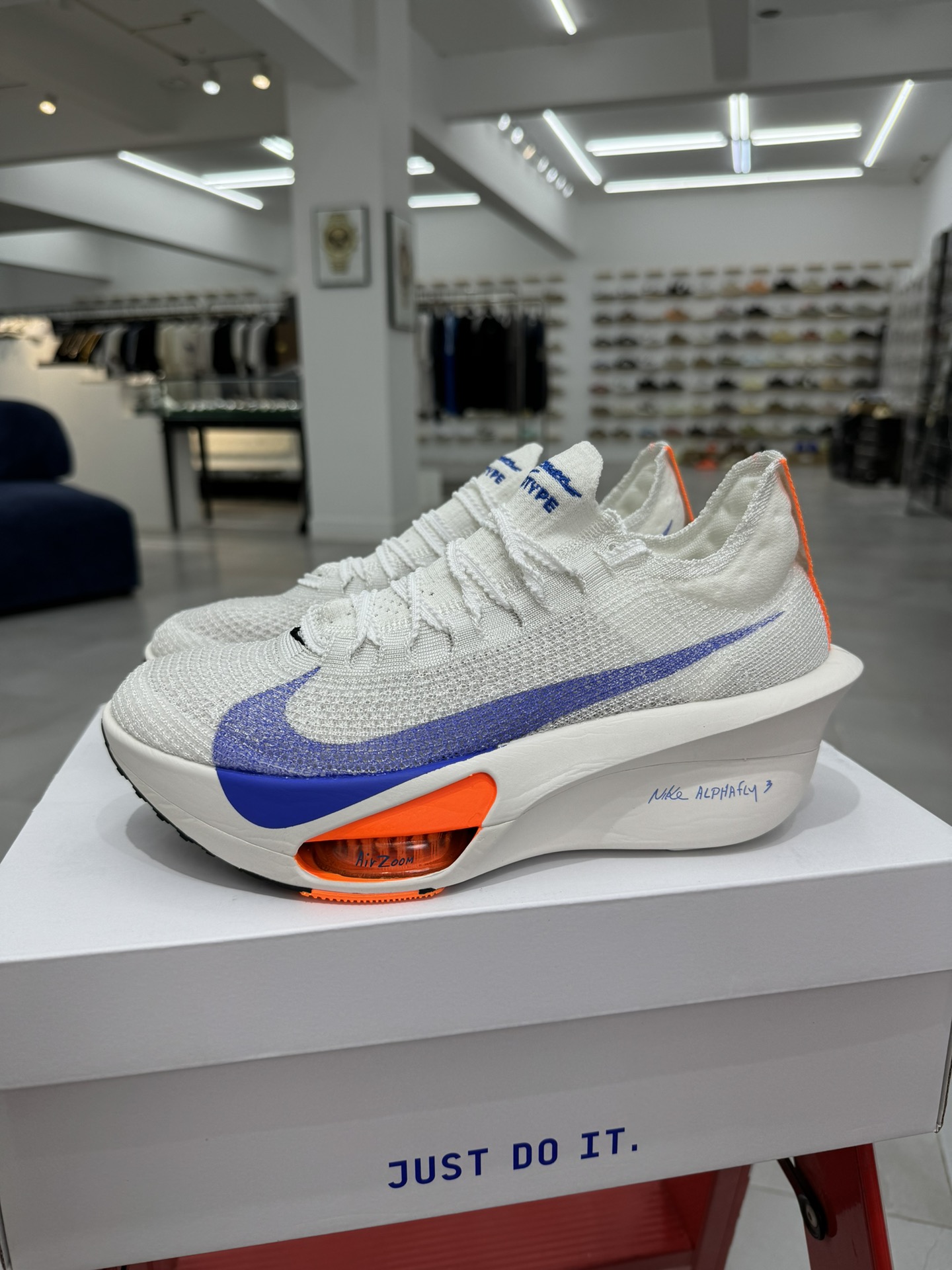  Air Zoom Alphafly NEXT% 3  低筒 减震防滑 马拉松 气垫运动鞋 跑步鞋 男鞋 女鞋 波鞋 白蓝 HF7356-900