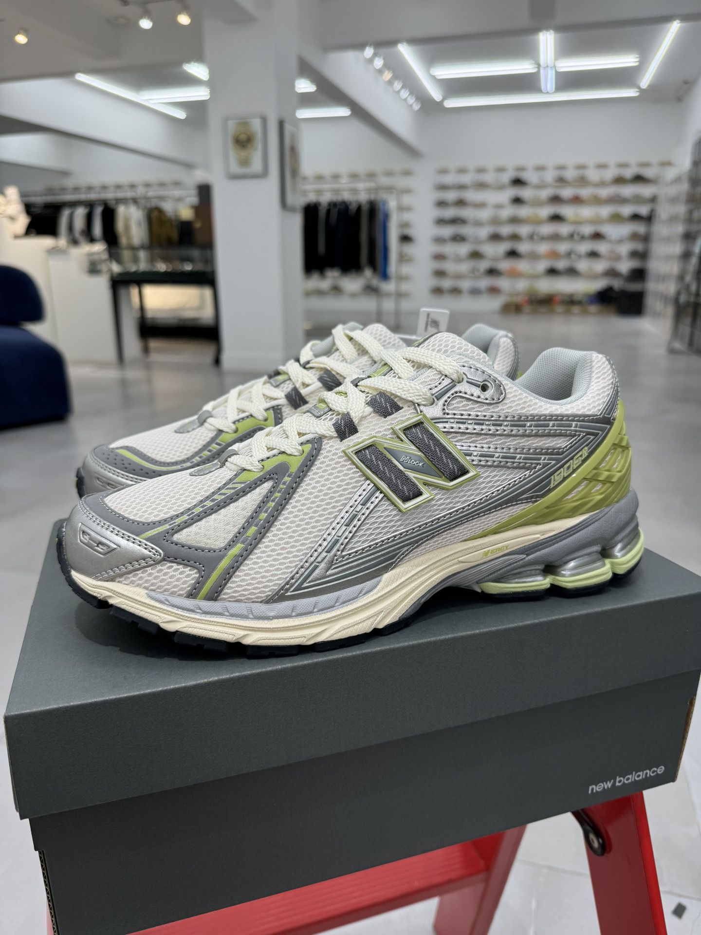  新版  New Balance NB 1906R Silver Metalic Green 低筒 复古跑鞋 耐磨透气 休闲鞋 运动鞋 男鞋 女鞋 C米色1906REM