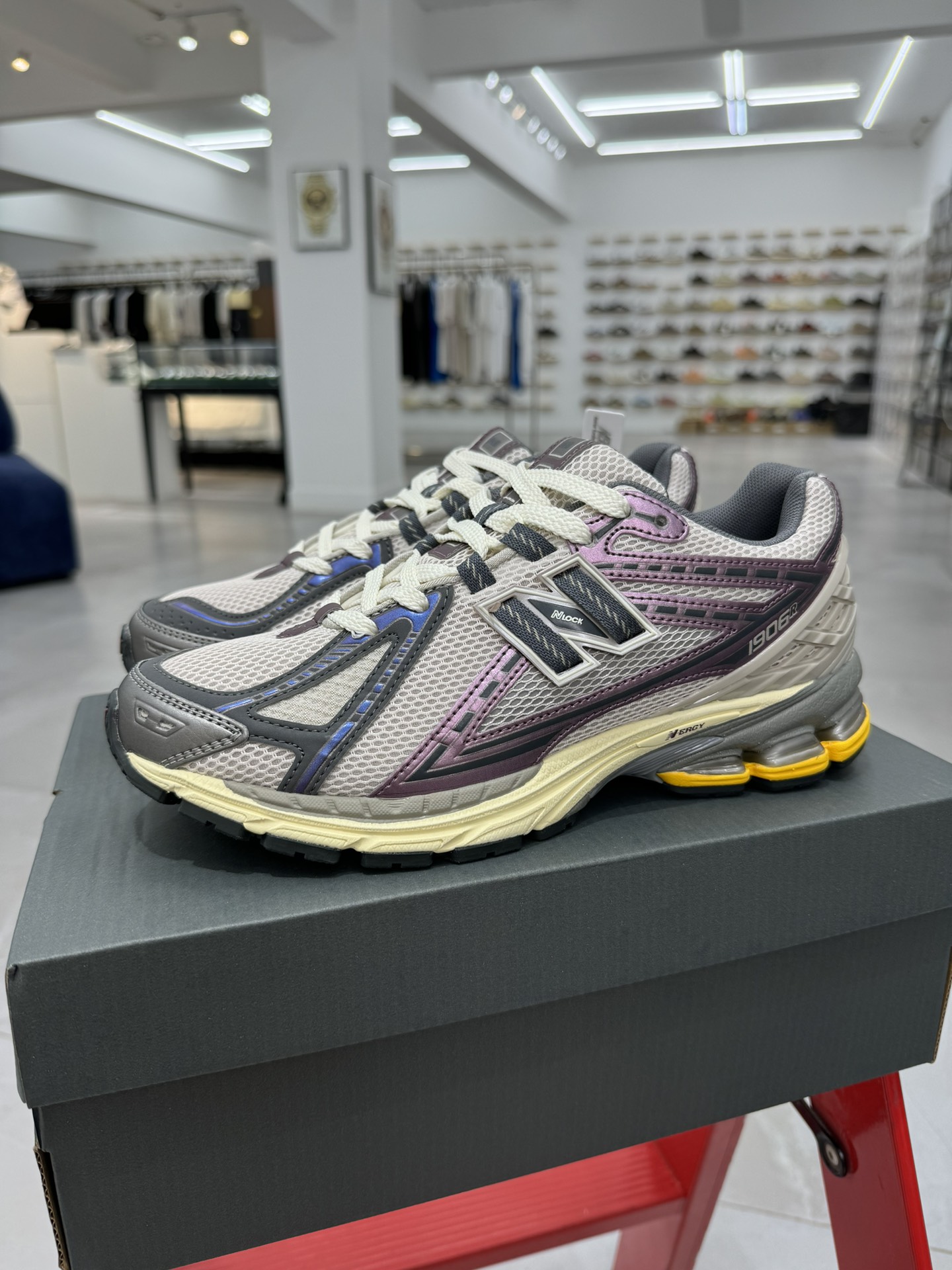  新版 New Balance NB 1906 R 低筒 复古跑鞋 耐磨透气 休闲鞋 运动鞋 男鞋 女鞋  C紫灰白M1906RRA