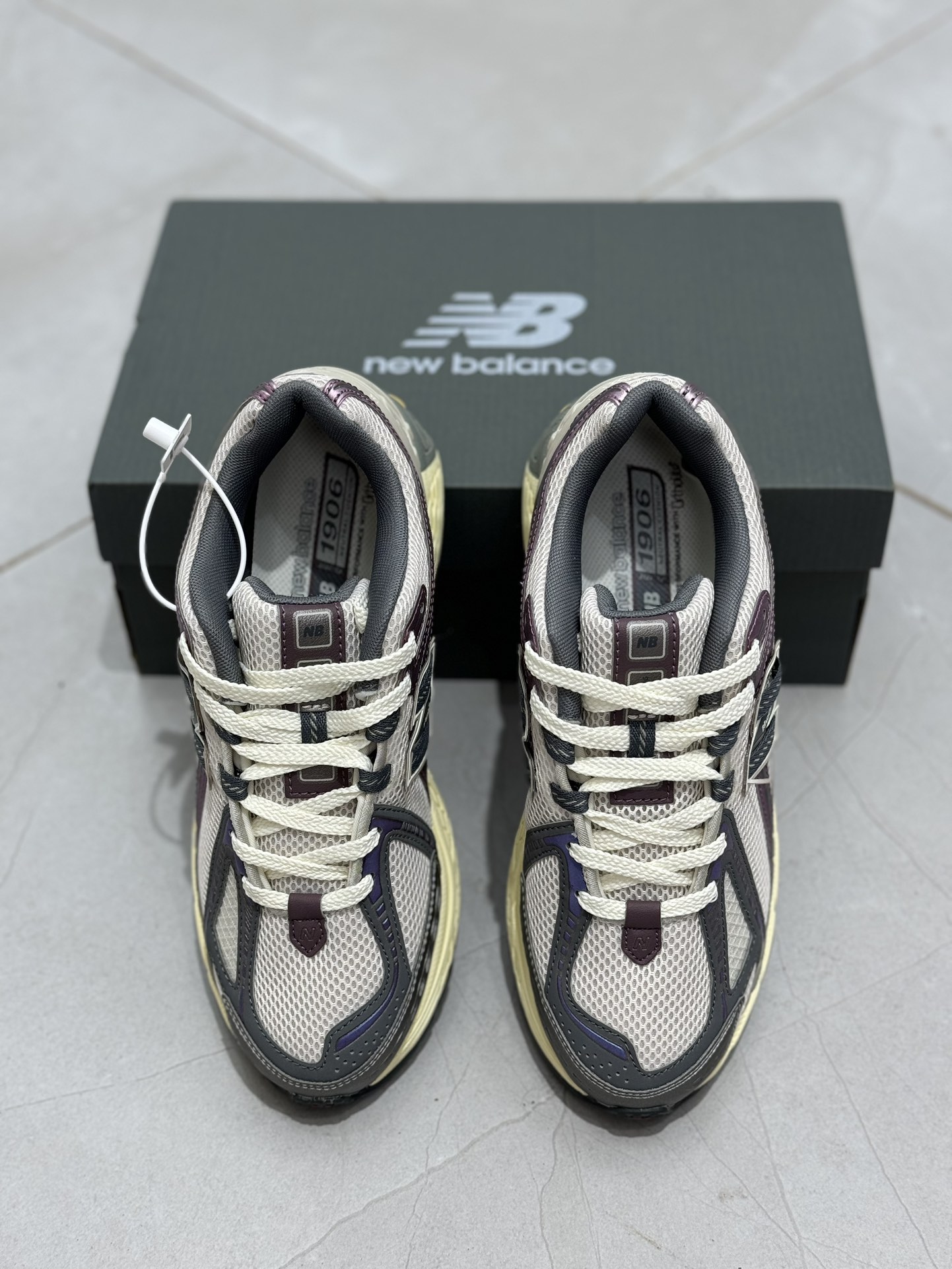  新版 New Balance NB 1906 R 低筒 复古跑鞋 耐磨透气 休闲鞋 运动鞋 男鞋 女鞋  C紫灰白M1906RRA