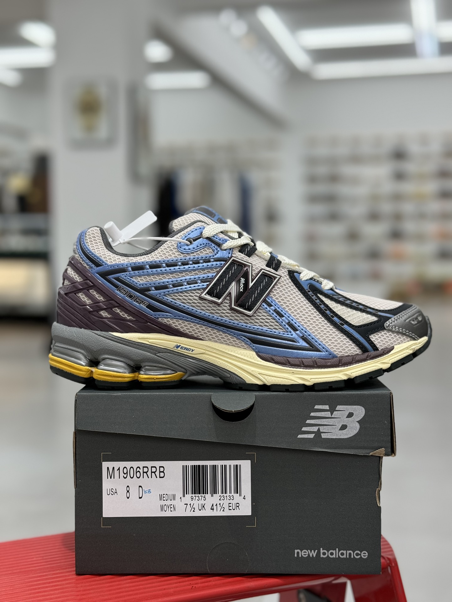  新版 New Balance NB 1906R Unisex 低筒 复古跑鞋 耐磨透气 休闲鞋 运动鞋 男士 女士  C蓝白 M1906RRB