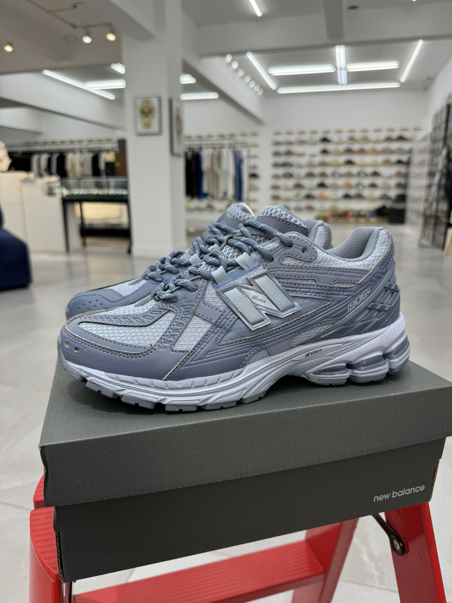  新版 New Balance NB 1906R Unisex 低筒 复古跑鞋 耐磨透气 休闲鞋 运动鞋 波鞋 男士 女士   C北极灰 M1906NL