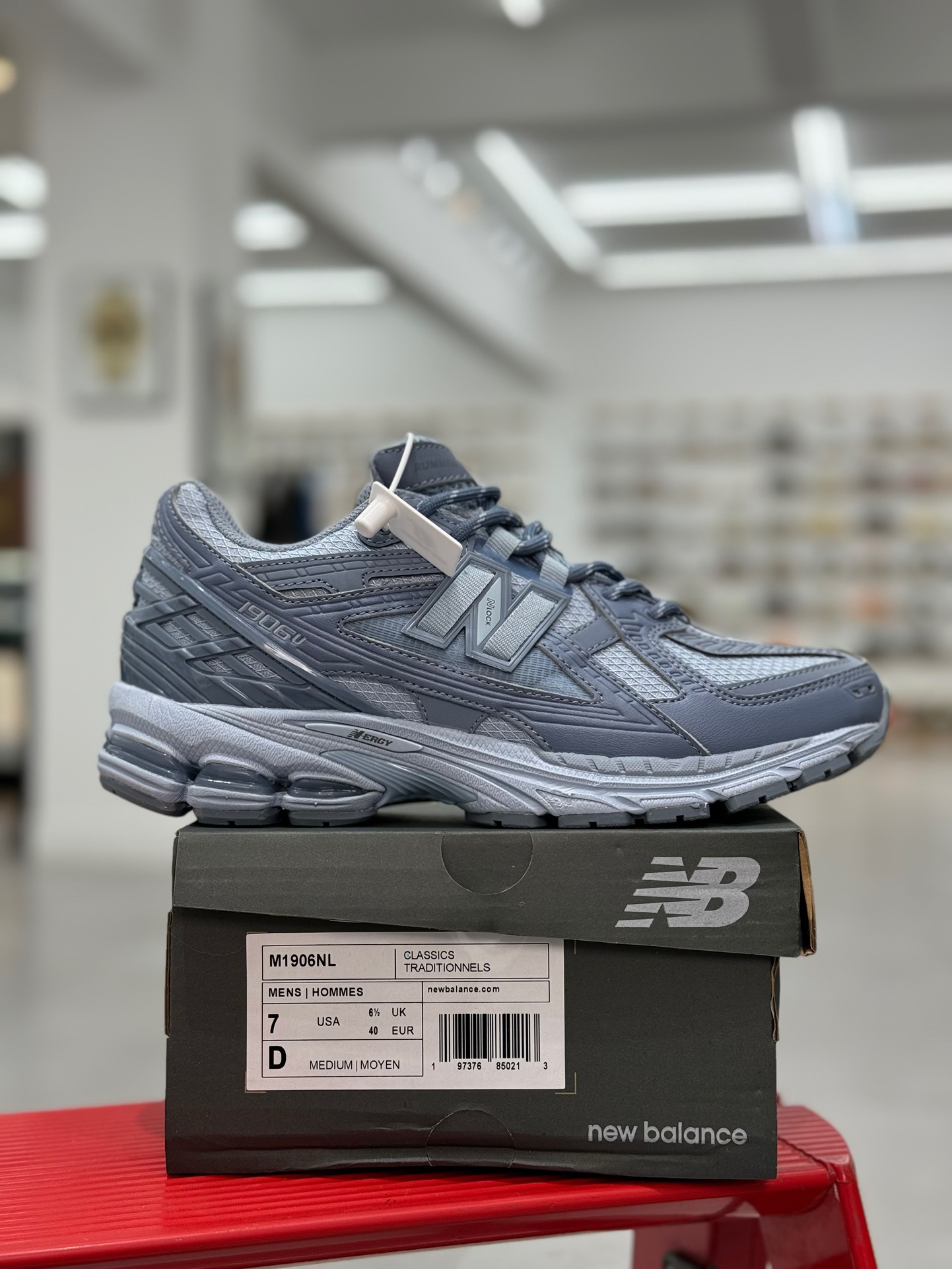 新版 New Balance NB 1906R Unisex 低筒 复古跑鞋 耐磨透气 休闲鞋 运动鞋 波鞋 男士 女士   C北极灰 M1906NL