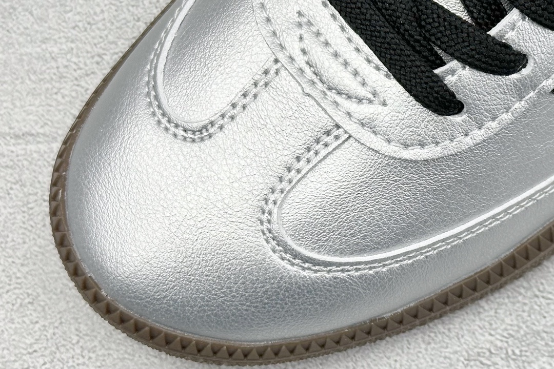  Adidas Originals Samba OG  低筒 德训鞋 复古板鞋 休闲鞋  波鞋 男鞋 女鞋  银黑色 JI4218 